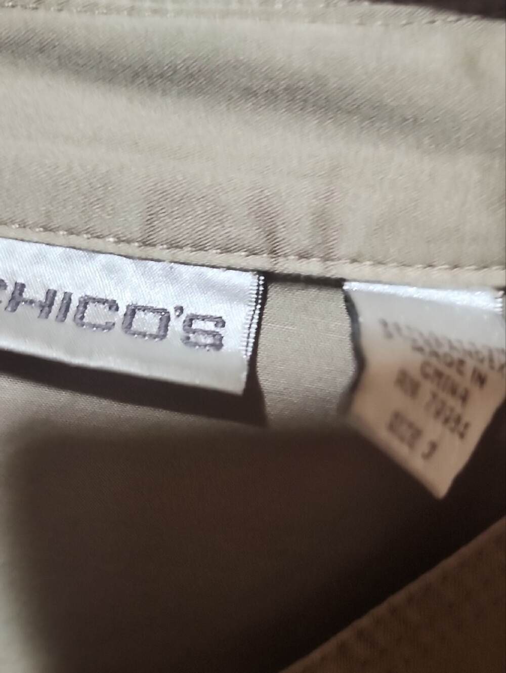 Chico's TanUtility Button-Front Jacket - Picture 2 of 4